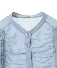 earth music&ecology フロントドロストショートシャツ