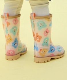 MIKI HOUSE HOT BISCUITS 【13-18cm】 カラフルビーンズ 総柄レインブーツ