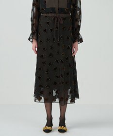 GRACE CONTINENTAL ハートオパールスカート