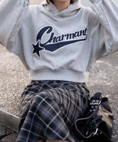 WEGO スタジアムロゴショートプルパーカー