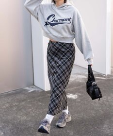 WEGO スタジアムロゴショートプルパーカー