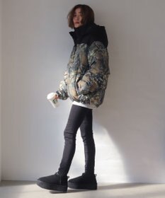 WEGO 【25年秋冬新作/ユニセックス着用ITEM/SMLサイズ展開】2WAYパファーブルゾン