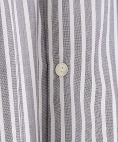 J.PRESS YORK STREET 【WOMEN】バックボタン ストライプブラウス