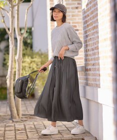 ANY 【洗濯機可/UVカット/アンチピリング】コットンメッシュニット