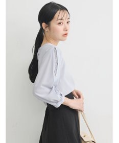 earth music&ecology レーススリーブブラウス