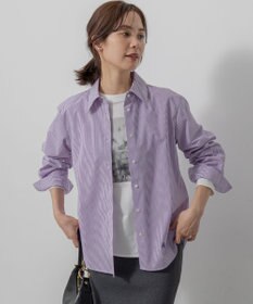 組曲 S 【加藤ローサさん着用】コットンタッチシャーティングボウタイ付き シャツ