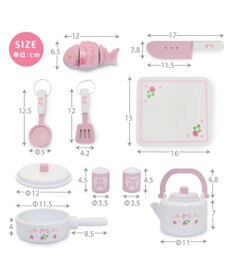 Mother garden マザーガーデン  キッチンツール 9点セット 《スウィートストロベリー》