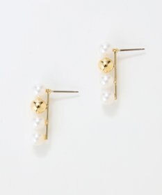 Phoebe 【金属アレルギー対応】ミックスドットピアス　ゴールド/ニッケルフリー/パール