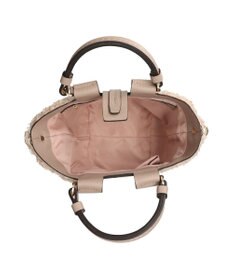 INTER-CHAUSSURES 【LORISTELLA】異素材コンビハンドバッグ