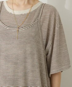 AMERICAN HOLIC 【2点セット】レイヤードボーダーＴワンピース