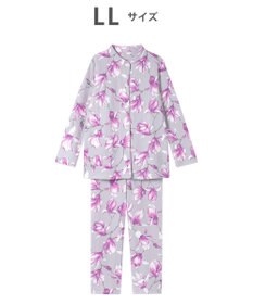 WACOAL パジャマ 長袖 長ズボン 綿混(本体) あったか レディース WDW438 /ワコール