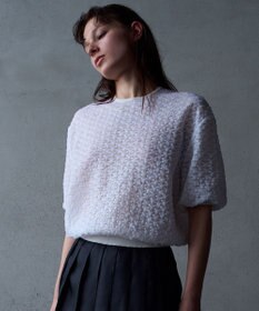 自由区 【カトリエムブーケ】Ruban tisse リボンフォルムプルオーバー