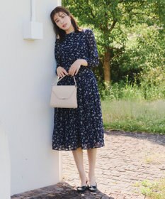 Tiaclasse 【安田美沙子さん着用・4way /2TYPEハンドル】パールチェーン付きハーフフォーマルミニバッグ