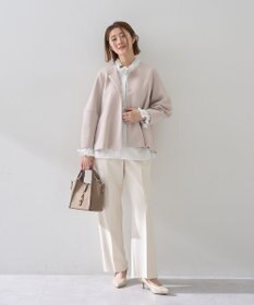 YECCA VECCA イージケアフリルカラーシャツ