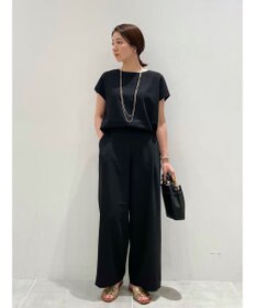 UNFILO 【接触冷感/吸水速乾】サマーセットアップ ワイドパンツ