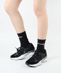 STEVE MADDEN SKYBOX ボリュームソールメタリックラインスニーカー