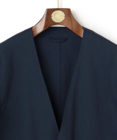 J.PRESS MEN 【J.PRESS ORIGINALS】【UNISEX】Nylon Polyurethane Dray Stretch No Collar Jacket