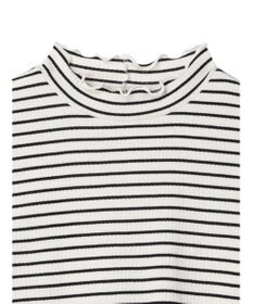 earth music&ecology チェーンリブハイネックプルオーバー