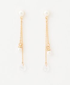 ANY 【WEB限定】ドロップストーンピアス(両耳用)