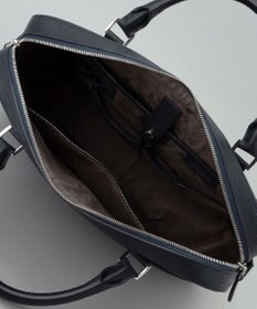 GOTAIRIKU 日本製【PELLE MORBIDA】型押しレザー ブリーフバッグ