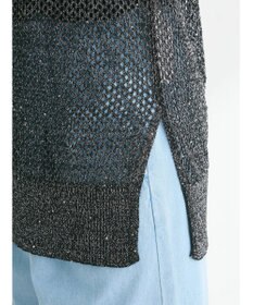 Green Parks スパンコールニットベスト