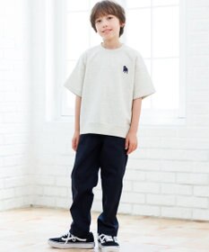 J.PRESS KIDS 【100-130cm】バックブル ミニ裏毛 半袖トレーナー
