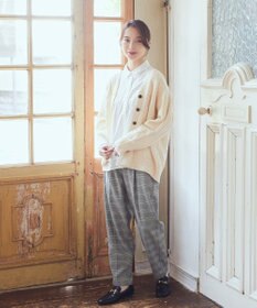 earth music&ecology 裏起毛テーパードパンツ