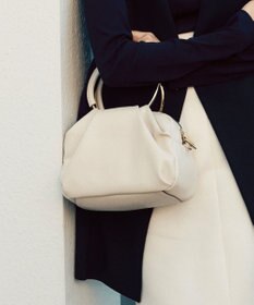 23区 メタルハンドル ショルダー バッグ