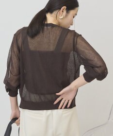 AMERICAN HOLIC シアーリブニットカーディガン