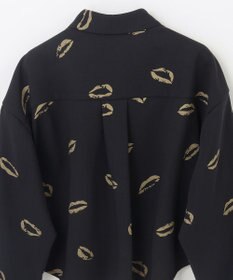 GRACE CONTINENTAL リップモチーフショートシャツ