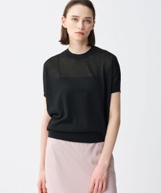 uncrave シアー ニットプルオーバー