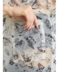 AMERICAN HOLIC 総柄シアーショート丈シャツ／Ｄｉｓｎｅｙ