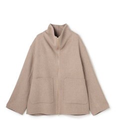 BEIGE， BOW / ウールリバー スタンドカラーコート