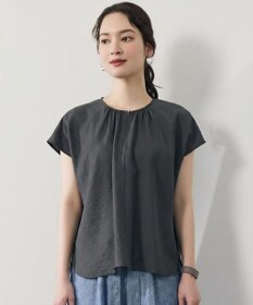 自由区 S 【セットアップ対応】エアリーツイルプルオーバー ブラウス