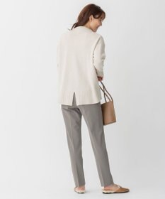 自由区 【裏起毛/撥水加工】TRギャバ テーパードパンツ