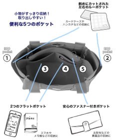 ROOTOTE 1463【仕切り+自立+撥水】SN.デリ.パルーティ.ハッスイ-A