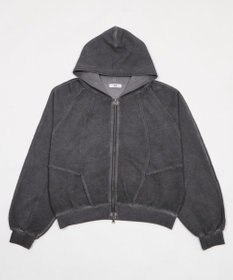 WEGO 【ユニセックス着用ITEM/MLサイズ展開】スウィッチングZIPパーカー