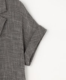 組曲 S 【先行予約】【WEB限定】メランジレノクロス バックペプラムジャケット