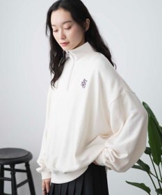 WEGO ハーフジップBIGスウェット