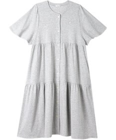 tsumori chisato SLEEP ツモリチサト ワンピース 5分袖 半袖 ルームウエア 綿混ベア天竺 ロング丈(ふくらはぎ付近) レディース UNT156 /ワコール