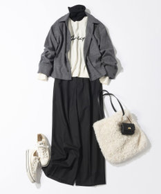 23区 フェイクファー トートバッグ