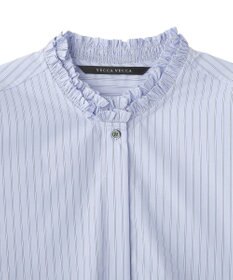 YECCA VECCA イージケアフリルカラーシャツ