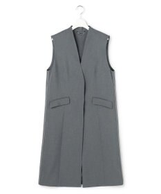 ICB L 【WEB＆一部店舗限定】 SerikaWorsted ノーカラーロングジレ