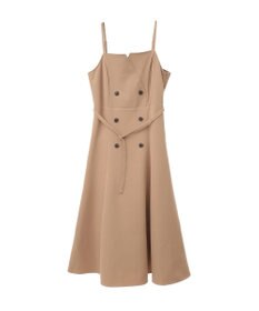 earth music&ecology トレンチ風キャミワンピース