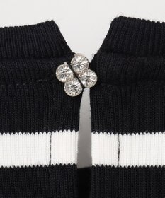 組曲 【ストレッチ・長袖】コットンフライス バスクTシャツ