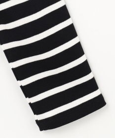 組曲 【ストレッチ・長袖】コットンフライス バスクTシャツ