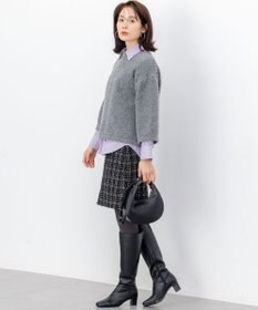 組曲 S ハーフスリーブミルド ニットプルオーバー