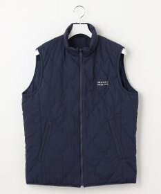 23区GOLF 【MEN】両面使える！チェック×無地 ダウンベスト