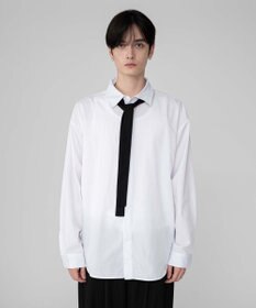 WEGO 【ユニセックス着用ITEM/MLサイズ展開】TRボウタイシャツ（LS）