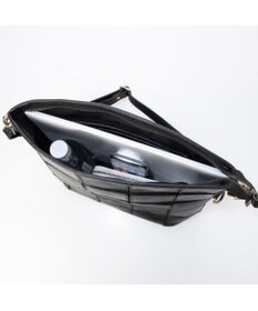 UNBILLION ピークスピーク PEAKS PEAK / 牛革パッチワーク口折れ2wayショルダー